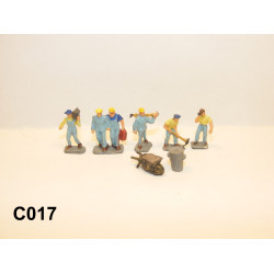 Építőmunkások H0